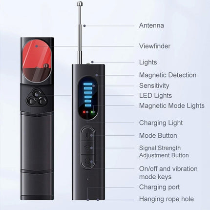 Hidden Camera Detector Bug Detector Anti Spy Kits Scanner Bug Finder GPS Tracker