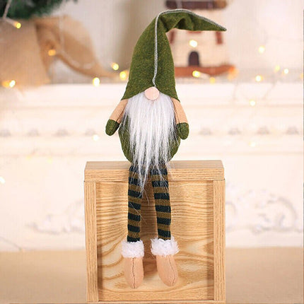 3 Pieces Decorations Window Decoration Christmas Faceless Doll Santa Claus Ornaments