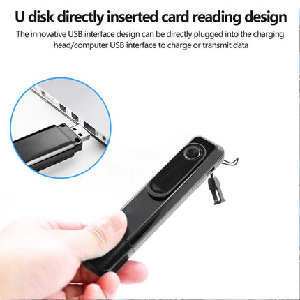 Video Recorder Body Camera Clip Cam Pocket Mini Portable Wearable 1080P DVR USB