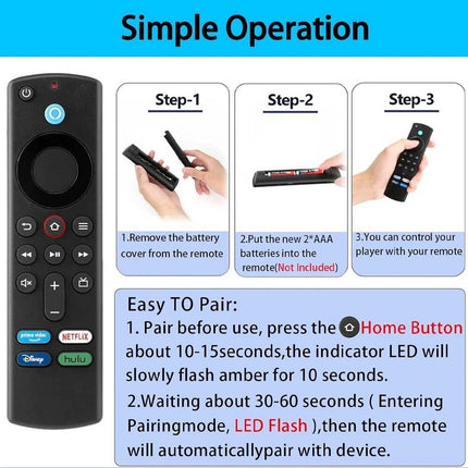 Amazon TV Remote Control Fit Smart TVs Fire Stick Voice 2nd 3rd 4th GEN Lite