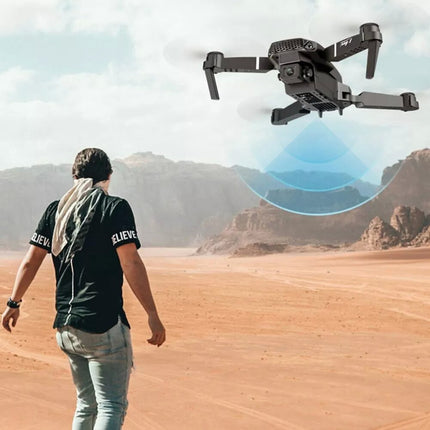 Drone RC Drones Pro 4K HD Dual Camera WIFI FPV Quadcopter Foldable Bag