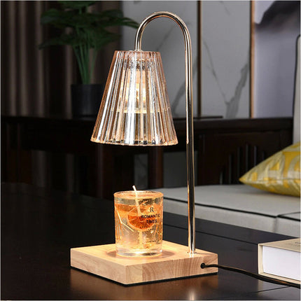 Aromatherapy Melting Wax Lamp Dimmable Night Light Table Candle Warmer Lamp
