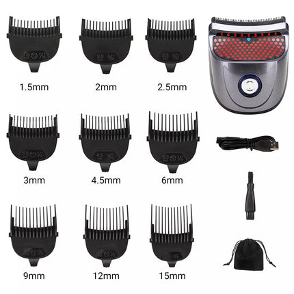 Cordless Hair Clippers Professional Trimmer Electric Cutting Kit For Mens Gift