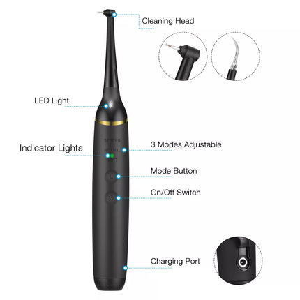 Electric Ultrasonic Tooth Stains Dental Scaler Tartar Calculus Plaque Remover