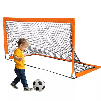 Portable Soccer Goal Kids Football Training Outdoor Practice Sport w/Carry Bag