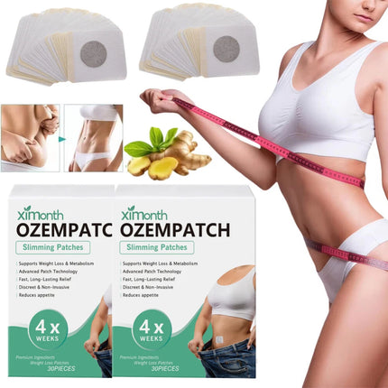 300PCS Herbal Healthy Detox Slimming Belly Pellet Weight Loss Patch