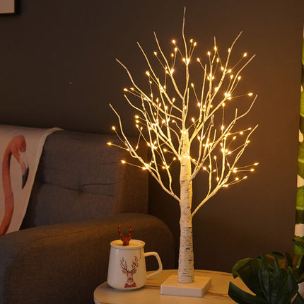 90/150/180cm LED Twig Birch Table Lamp Christmas Tree Light Holiday Xmas Lights