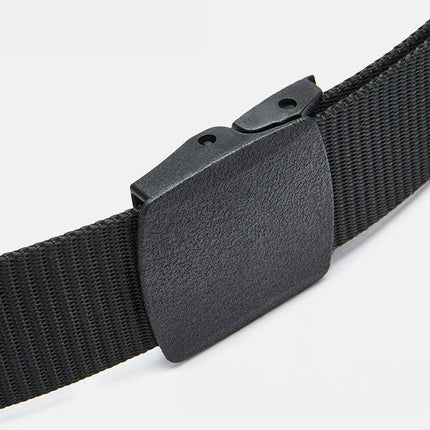 Mens Tactical Belt Nylon Heavy Duty Army Waist Strap Military Waistband Black