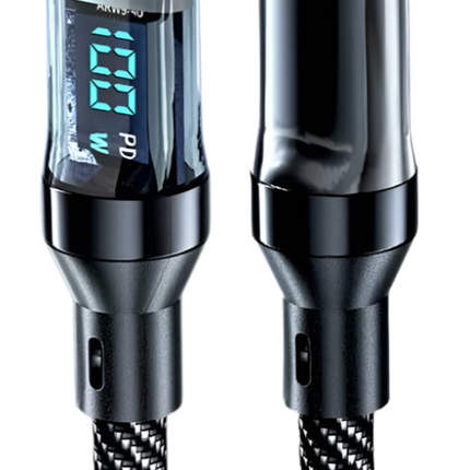 1m Type-C to Type-C Braided 100w Fast Charging Cable Charger Data Au