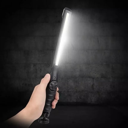 2pcs USB Rechargeable LED COB Work Inspection Light Magnetic Repair Lamp w Hook