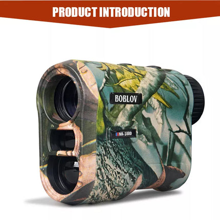 1000m 6.5X Laser Golf Range Finder Hunting Rangefinder Flag Lock Rechargable