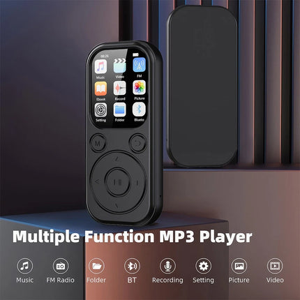 2" Color Screen MP3 Bluetooth Music Player with Speaker FM Radio Voice Recorder