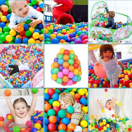 200/800/1000x Colorful Ocean Ball Pit Balls Soft PE Balls Outdoor Party Swimming Pool