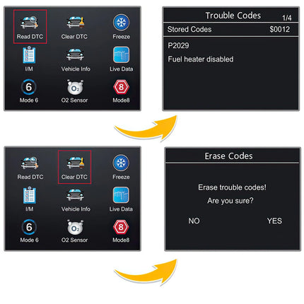 OBD2 Diagnostic Scanner V519 Full Car Diagnostic Code Reader & Clear Faults Tool