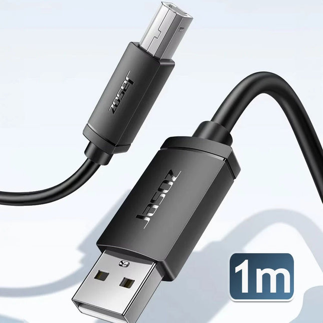 1M JASOZ USB Cable for Printer Brother Canon Dell Epson HP Male Type A to B