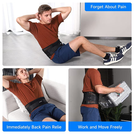 Therapy Lumbar Lower Back Brace Support Pain Relief Posture Orthosis Waist Belt