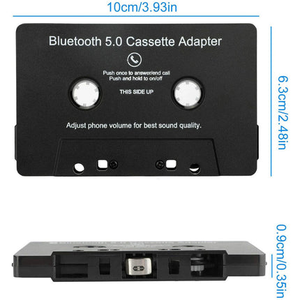 Car Audio Receiver,Bluetooth 5.0 Cassette Receiver Tape Aux Adapter Player