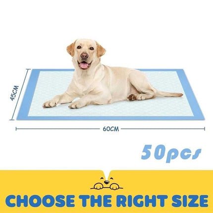 Puppy Dog Training Pads Pet Toilet Pee Pads Mat Indoor Absorbent 60x60cm 45x60cm