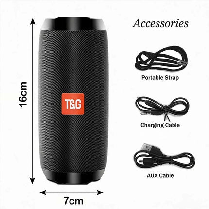 Wireless Bluetooth Speaker Portable Bass Music Waterproof AUX/TF/FM/Radio