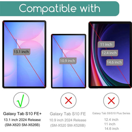 x2 Samsung galaxy Tab  S10 FE+ screen protector