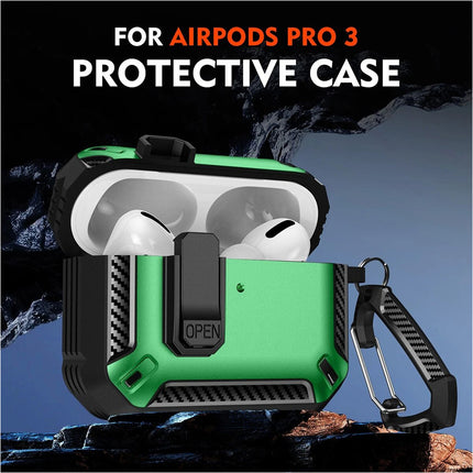 Green For Apple Airpods 4 Case Cover 4th Generation Noise Cancellation With Clean Pen