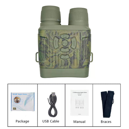 10X Digital Zoom 1080P Infrared Binoculars Night Vision Monocular for Hunting