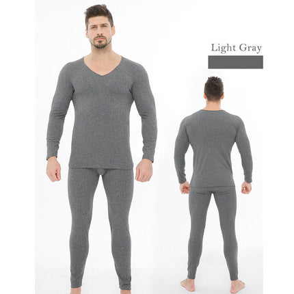 Men's Seamless Elastic Thermal Wear Set Inner Thermal Underwear Slim Fit Stretch