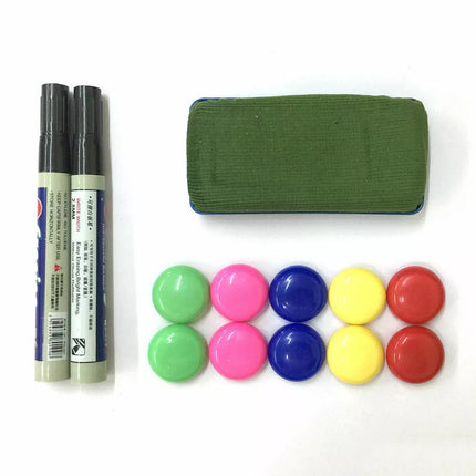 Portable Magnetic Home and Office Board Whiteboard 90X60CM Marker Eraser Button