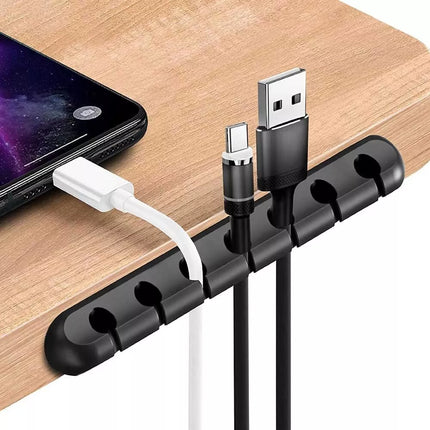 Charging Cable Clips Cord Holder Management Desk Organizer USB Wire Adhesive AU