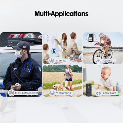 1080P Police Body Camera Audio Video Cam Recorder Night Vision DVR Camcorder