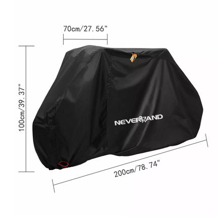 Heavy Duty 210D Waterproof Bicycle Bike Cover Outdoor Dust UV Rain Sun Protector