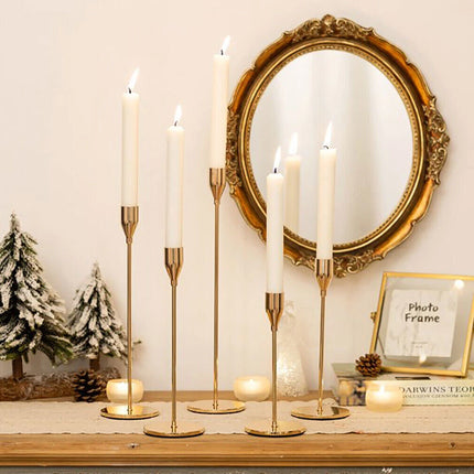 Candlestick Holders 3x Taper Candle Holders for Candlesticks Dining Decoration