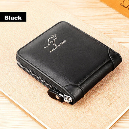 Men's Leather Wallet RFID Blocking Credit ID Card Cash Holder Purse