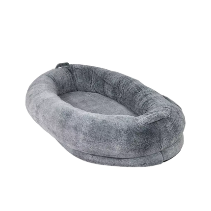 XXL Human-Sized Dog Bed Washable Orthopedic Pet Bed Bean Bag with Soft Blanket