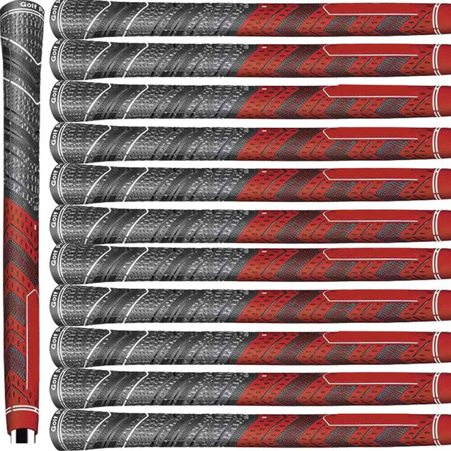 13PCS Full Set Golf MCC Plus Golf Club Grips Anti-Slip Standard Size Red