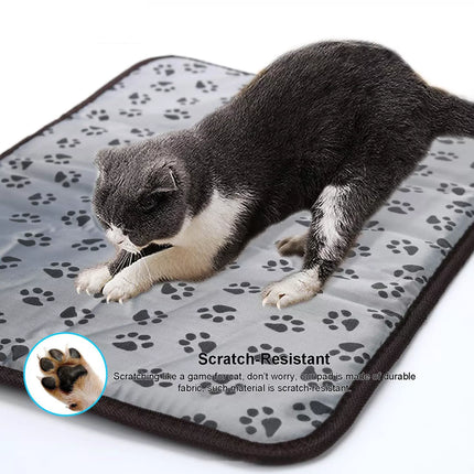 Pet Dog Cat Bunny Electric Heat Heated Heating Heater Pad Mat Blanket Bed