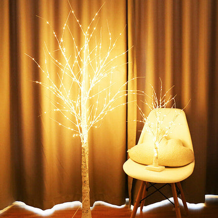 90/150/180cm LED Twig Birch Table Lamp Christmas Tree Light Holiday Xmas Lights