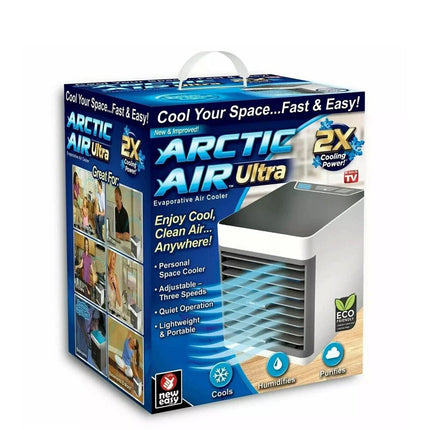 Portable Mini Air Cooler Fan Air Conditioner Cooling Fan Humidifier Desk USB Fan