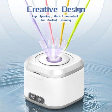 Dental Ultrasonic Retainer Cleaner - 49kHz Ultrasonic Pod for Denture Jewelry