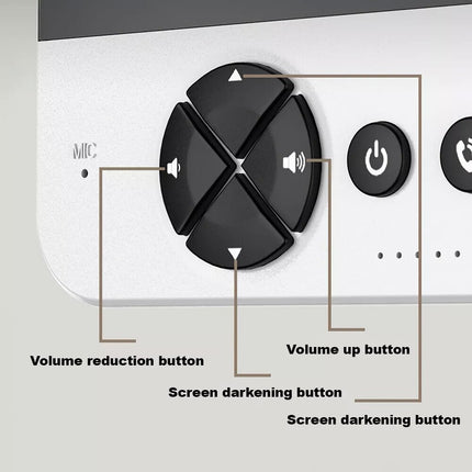 Wireless 4.3" Doorbell-Video Door Bell Smart Intercom Ring Security Phone Camera