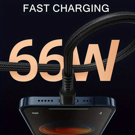 Black MFi Certified USB Charging Type-C Lightning Cable For Apple iPhone 14 13