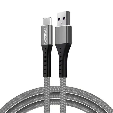 Silver Universal USB to Type C Charging Cable Fast Charger USB C Samsung Google Pixel