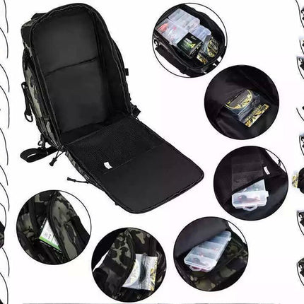 Fishing Tackle Backpack Storage Bag Shoulder Fishing Gear Bags Outdoor Backpack