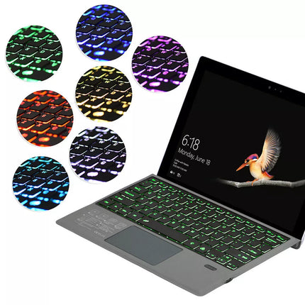 Bluetooth Keyboard Backlit Wireless Touchpad For Microsoft Surface Pro 3/4/5/6/7