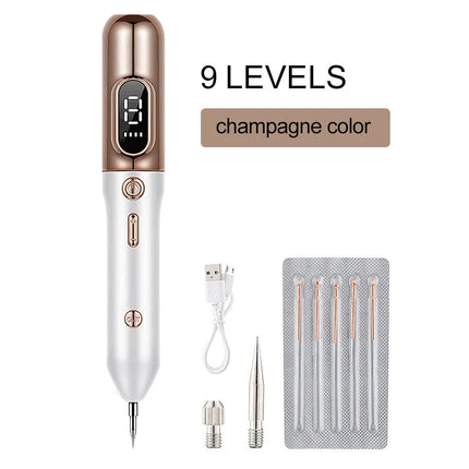 LCD Skin Tag Remover Wart Eliminator Laser Plasma Pen Papillomas Mole Removal
