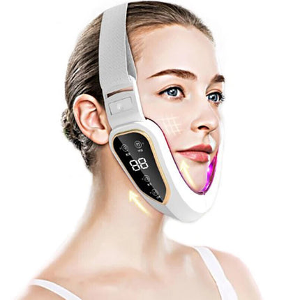 Electric V-Face Shaping Massager Face Lifting Slim Double Chins Removal Machine