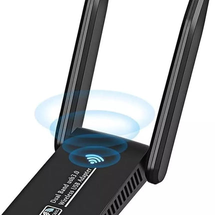 1300Mbps USB 3.0 Wireless WiFi Receiver Bluetooth Adapter 5GHz Dual Band Dongle