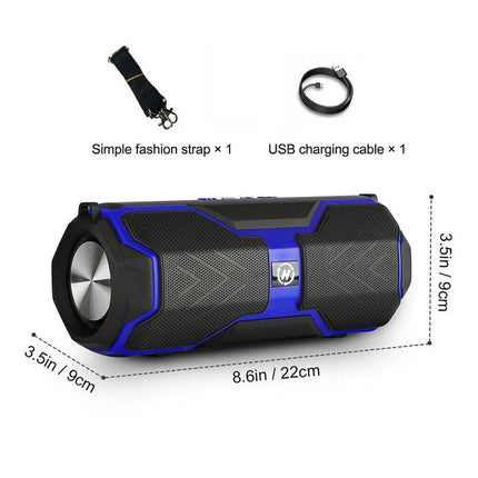 20W Bluetooth Speaker TWS Stereo Bass Subwoofer Speaker Support USB TF FM