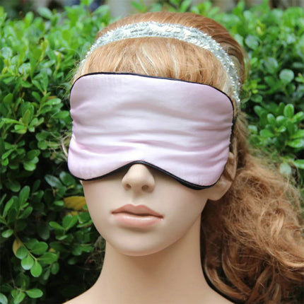 100% Pure Silk Sleeping Eye Mask Sleep Soft Blindfold Lights Out Travel Relax