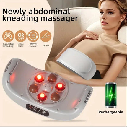 Electric Wireless Abdominal Massager for Fat Burning & Digestion with 3 Massage